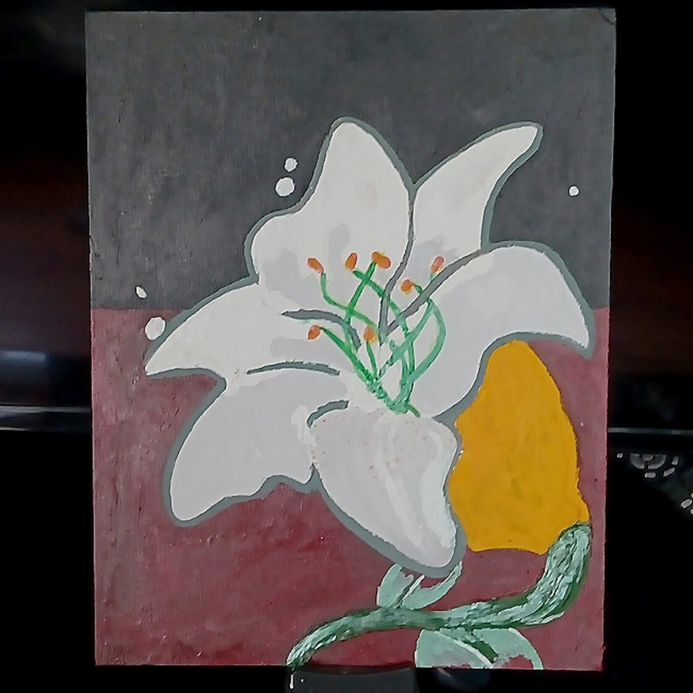 11x11flat canvas painting